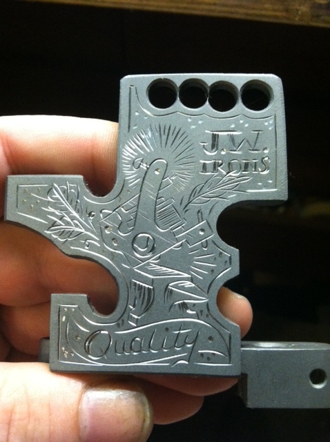 engraved tattoo machine frame