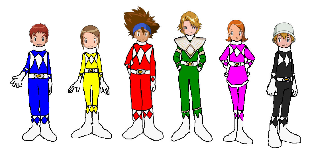 Mighty Morphin Digi Rangers by KingLeonLionheart on DeviantArt