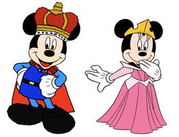 Prince Mickey and Princess Minnie - Minnie-rella by KingLeonLionheart ...