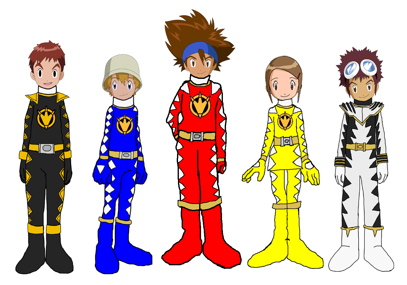 Digi Rangers Dino Thunder by KingLeonLionheart on DeviantArt