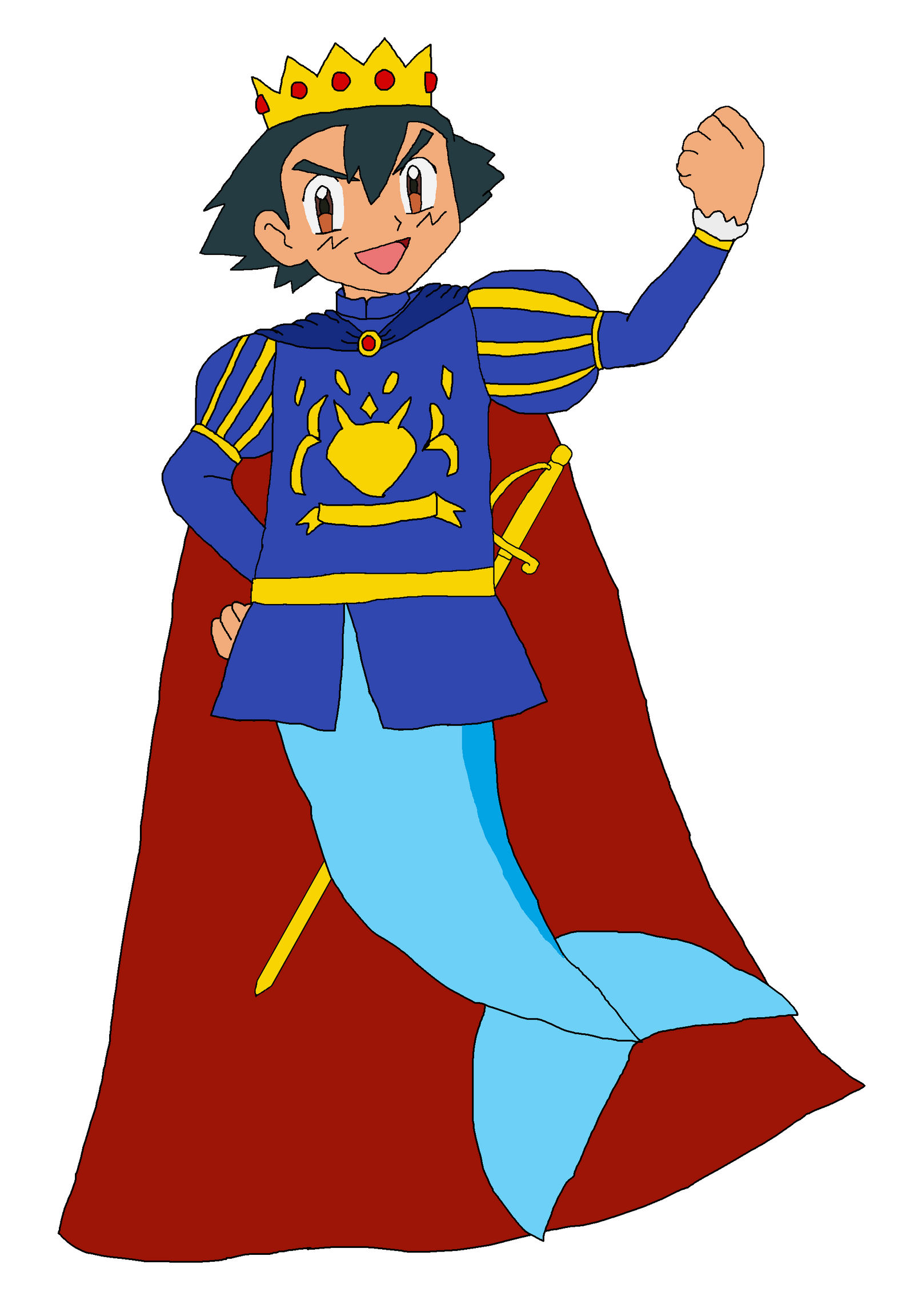 Prince Mer Men Prince Ash - Merman by KingLeonLionheart on DeviantArt
