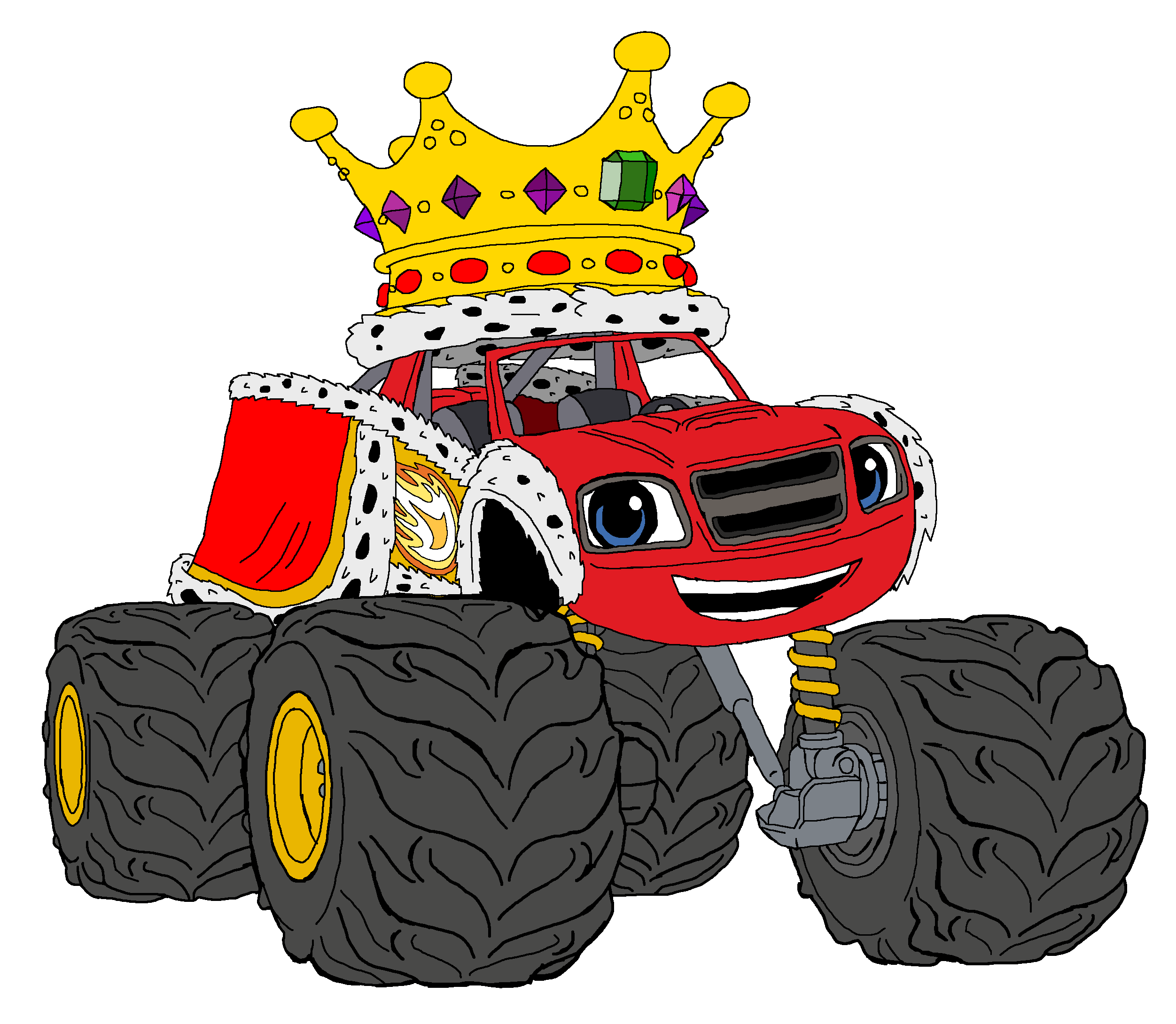 Blaze and the monster machines deals king truck