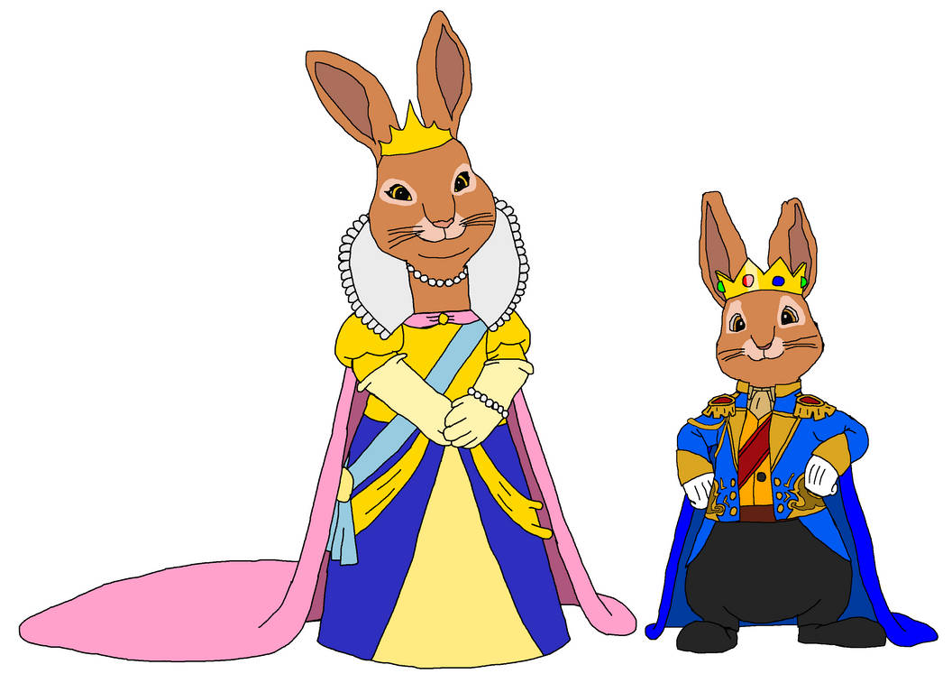 Prince Peter Rabbit and Queen Josephine Rabbit by KingLeonLionheart on ...
