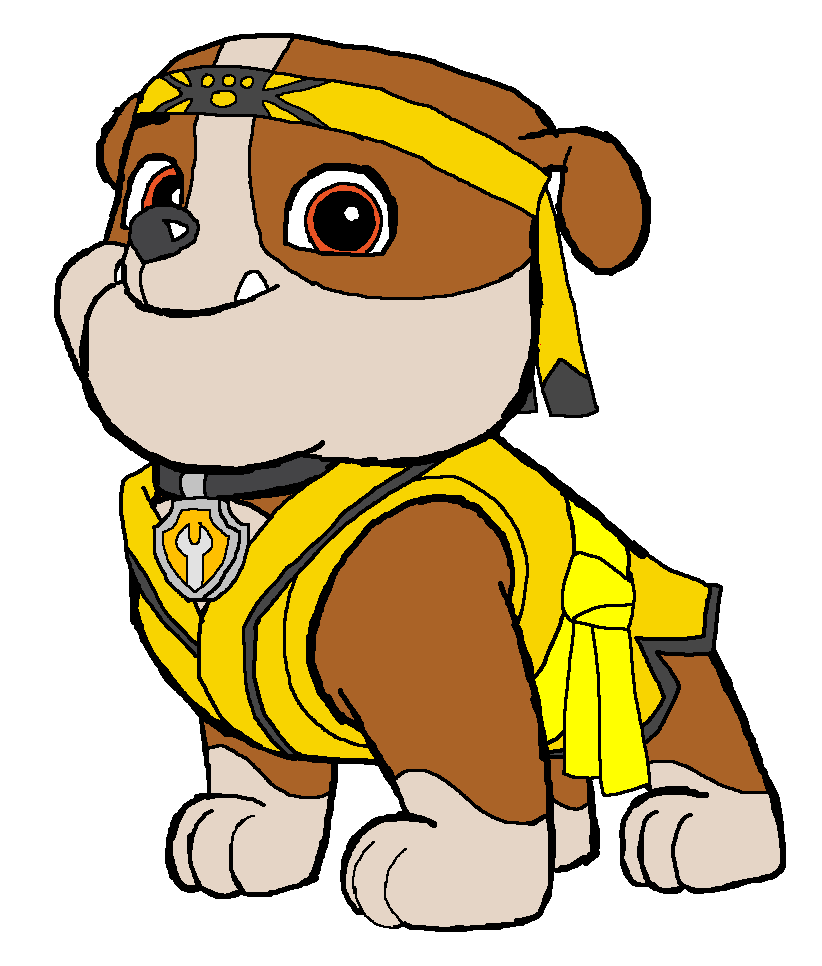 Rubble - Pup-Fu by KingLeonLionheart on DeviantArt