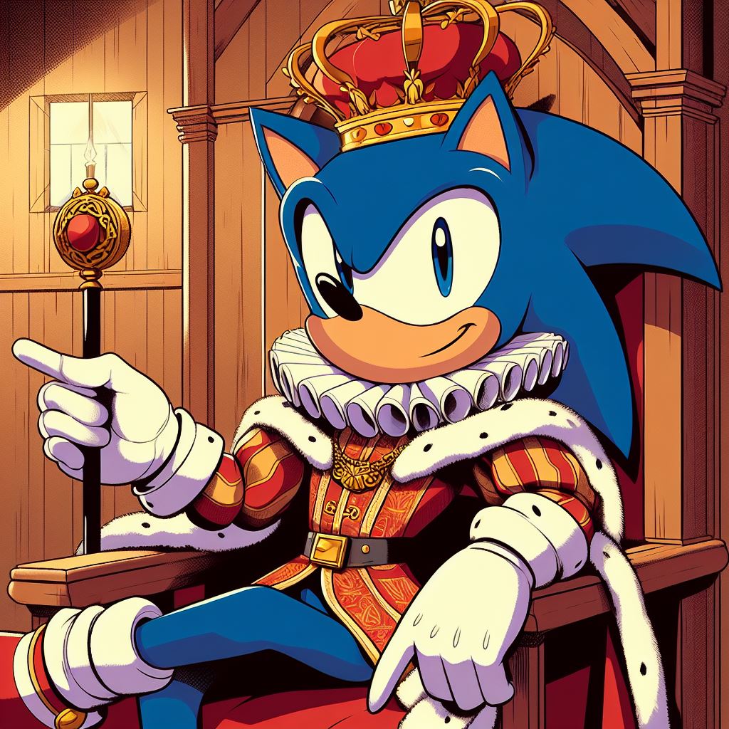 King Sonic the Hedgehog - Renaissance by KingLeonLionheart on DeviantArt