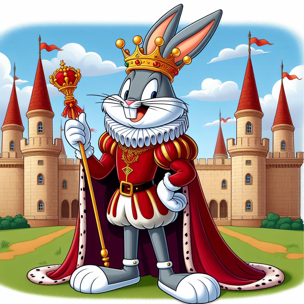 Bugs Rey King Bugs Bunny by KingLeonLionheart on DeviantArt
