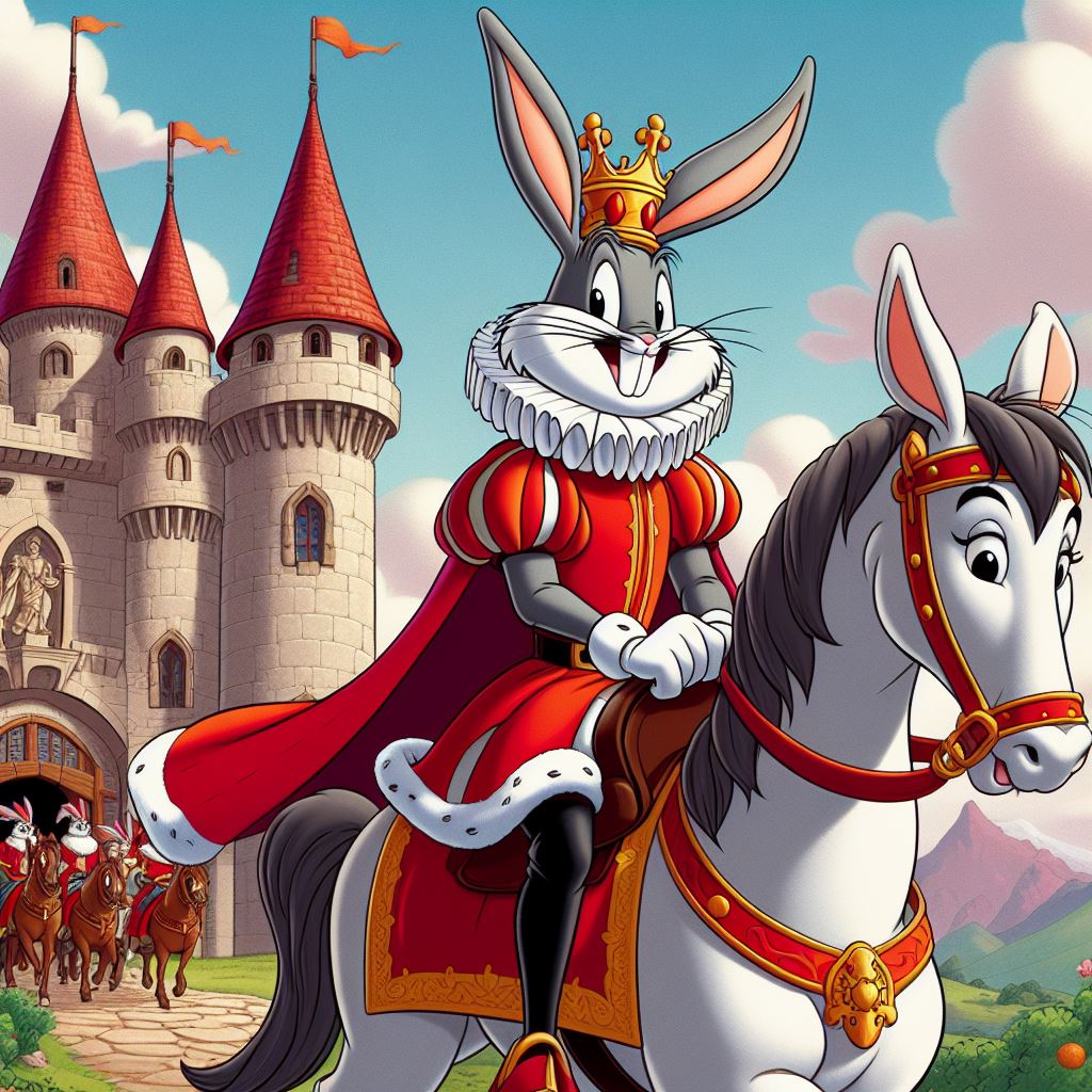 Bugs Rey King Bugs Bunny by KingLeonLionheart on DeviantArt