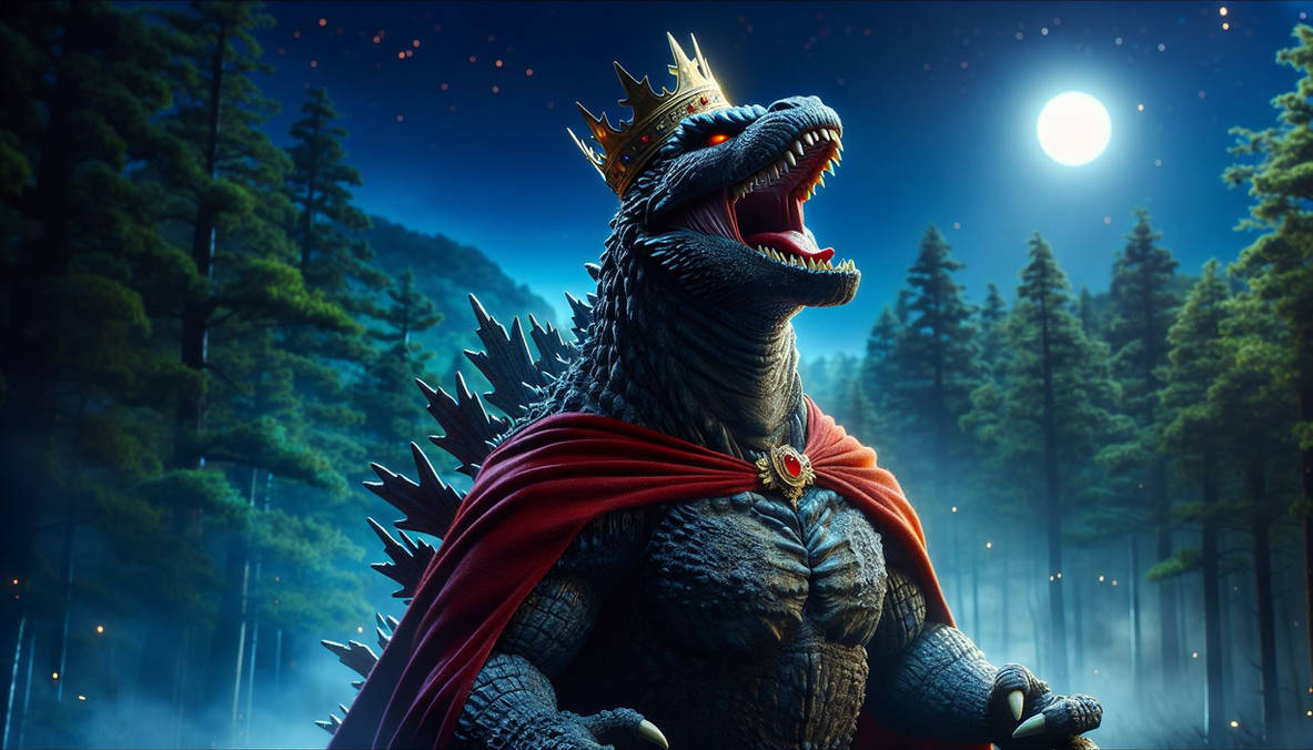 Kingzilla2 King Godzilla by KingLeonLionheart on DeviantArt