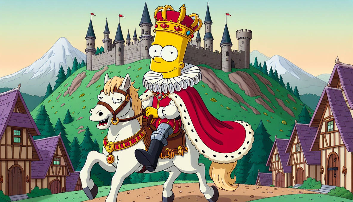 Leon Simpson Prince Bart Simpson by KingLeonLionheart on DeviantArt