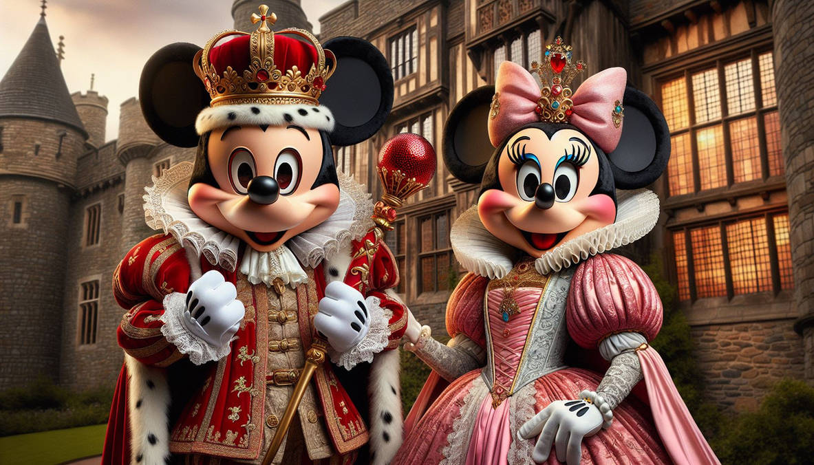 Prince Mickey and Princess Minnie by KingLeonLionheart on DeviantArt