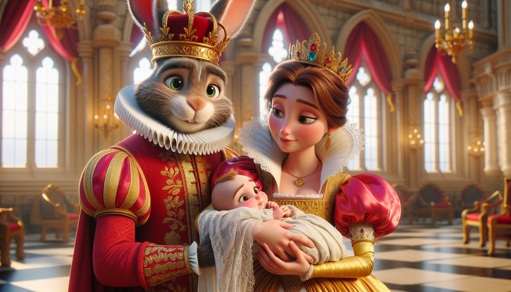 The Rabbit King and his queen by KingLeonLionheart on DeviantArt