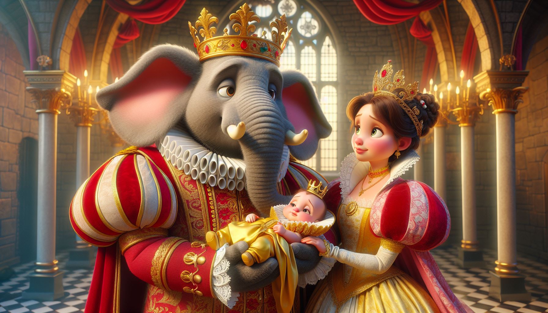 The Elephant King and his queen by KingLeonLionheart on DeviantArt