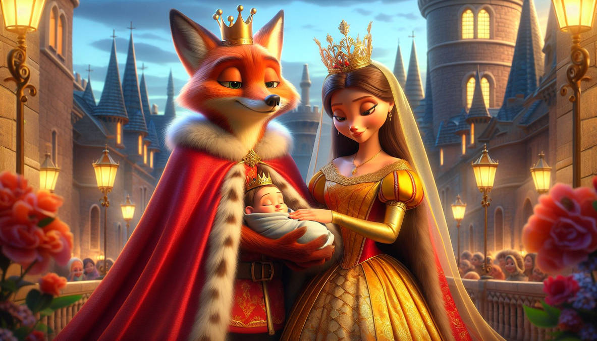 The Fox King and his queen by KingLeonLionheart on DeviantArt