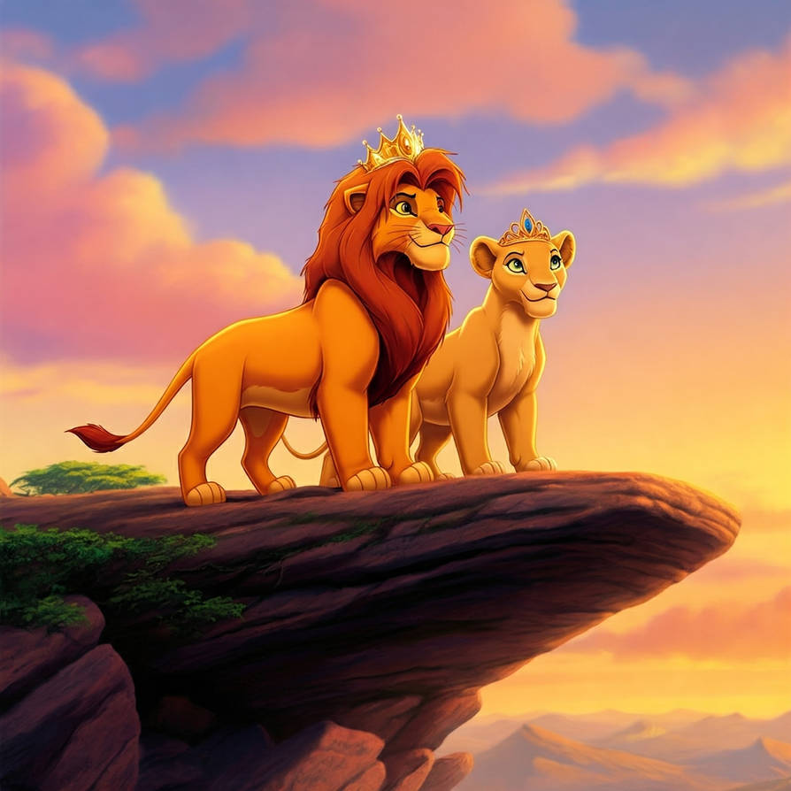 King Simba and Queen Nala by KingLeonLionheart on DeviantArt