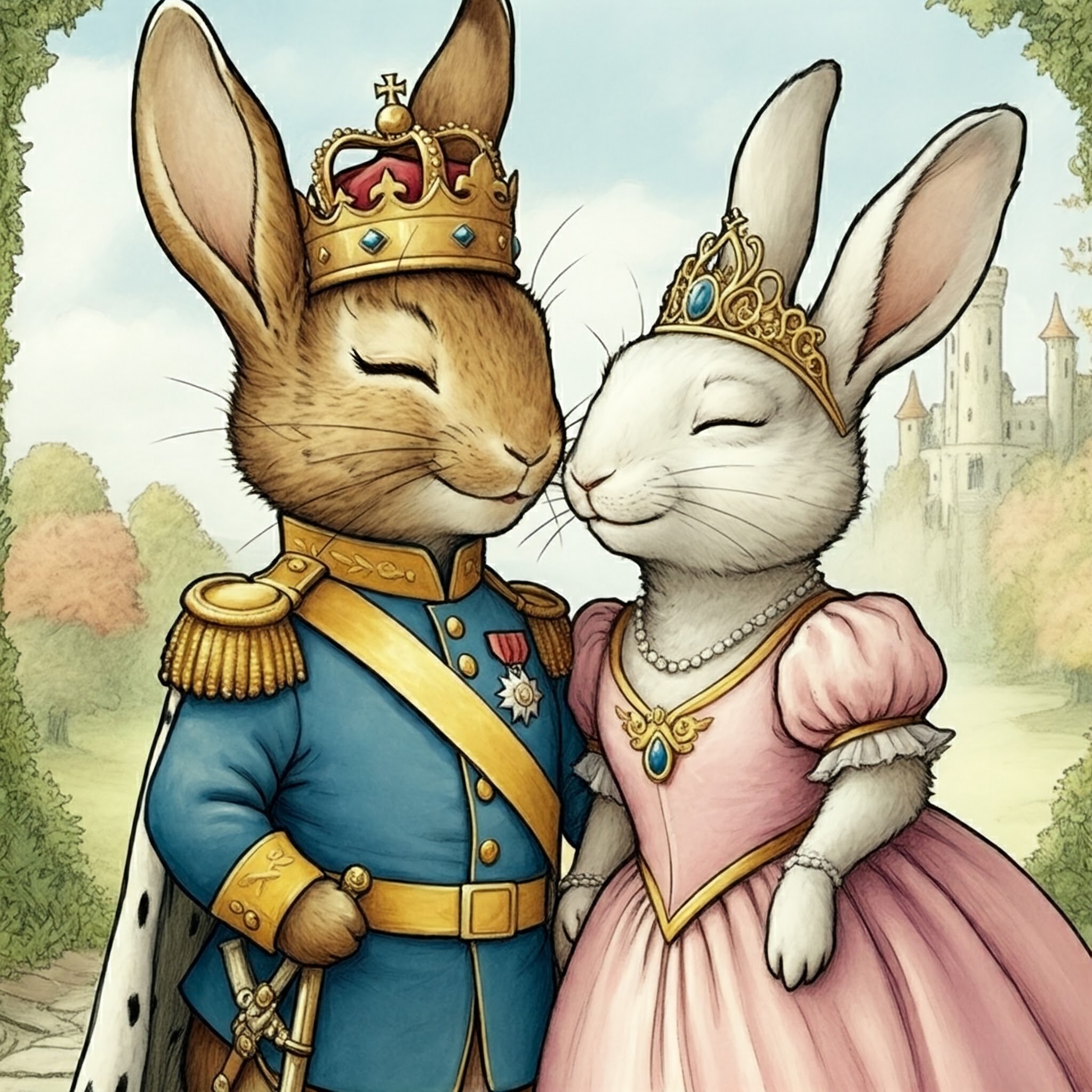 Lilly Rabbit Prince Peter Rabbit and Princess Lily Bobtail by KingLeonLionheart on ...