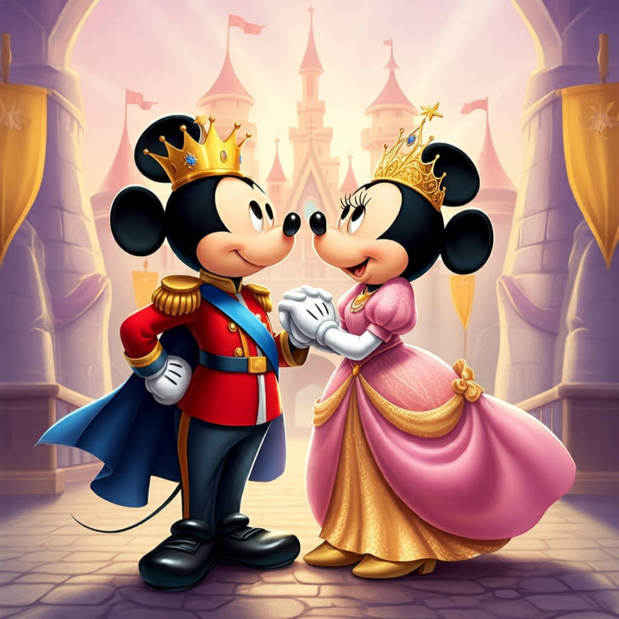 Prince Mickey and Princess Minnie by KingLeonLionheart on DeviantArt