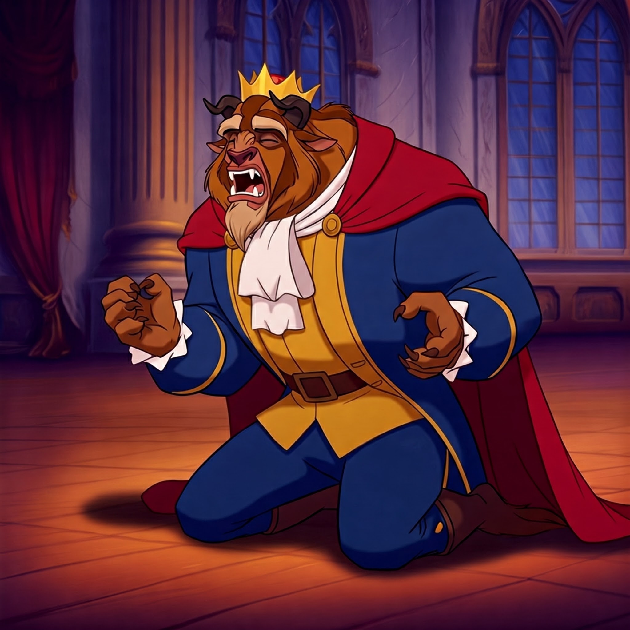 Beast Post Transformation Prince Beast - Post-Transformation by KingLeonLionheart on DeviantArt