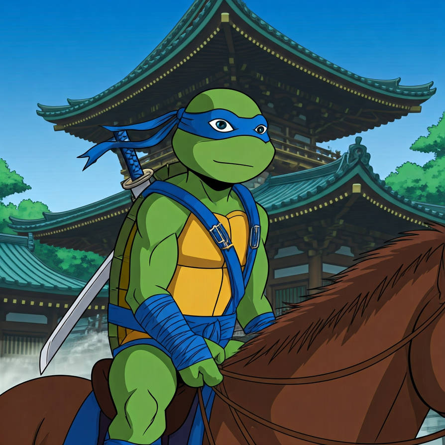 Turtles Riding Stream Ninja Turtles Horseback Riding by KingLeonLionheart on DeviantArt