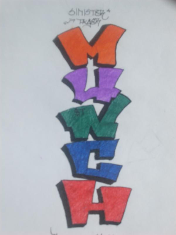Monster Munch Lettering R Munch 1 by ToONeRs1 on DeviantArt
