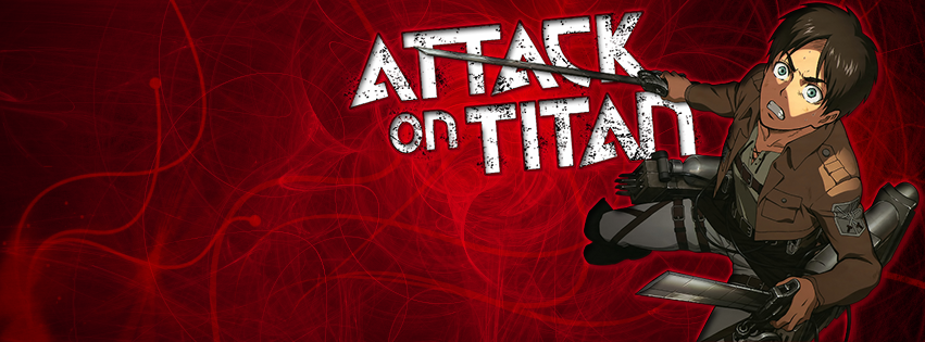 Attack On Titan - Red - Facebook Cover