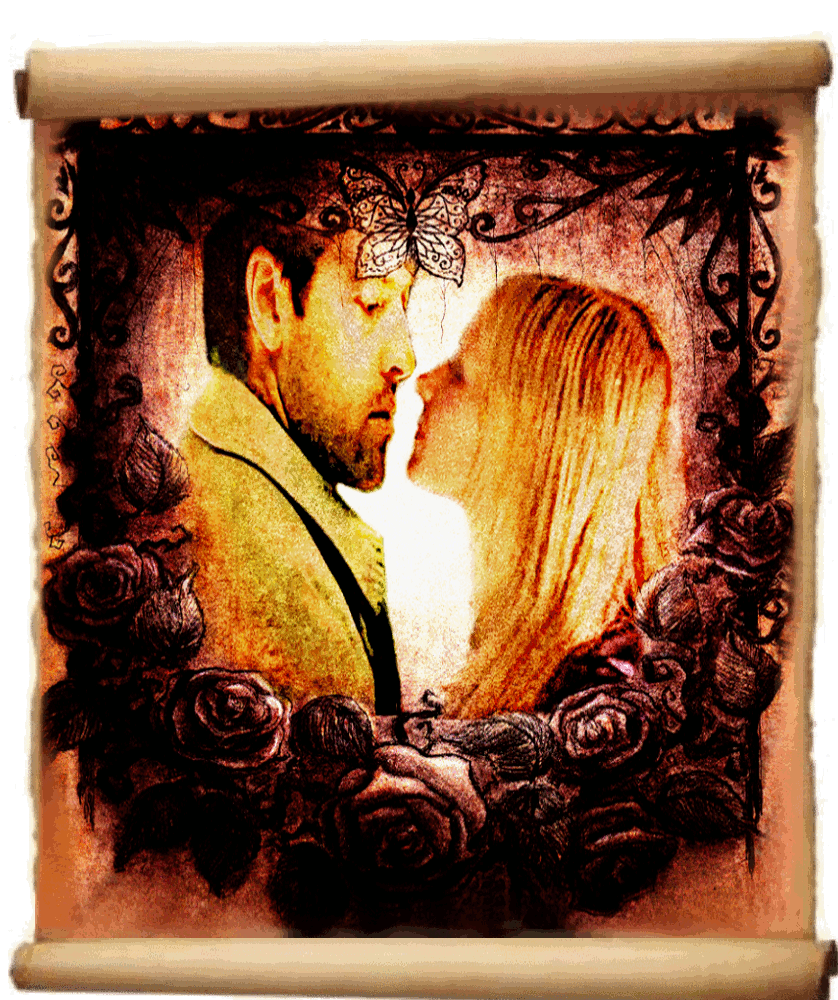 Kiss in the Roses: Castiel+Buffy: Version 2