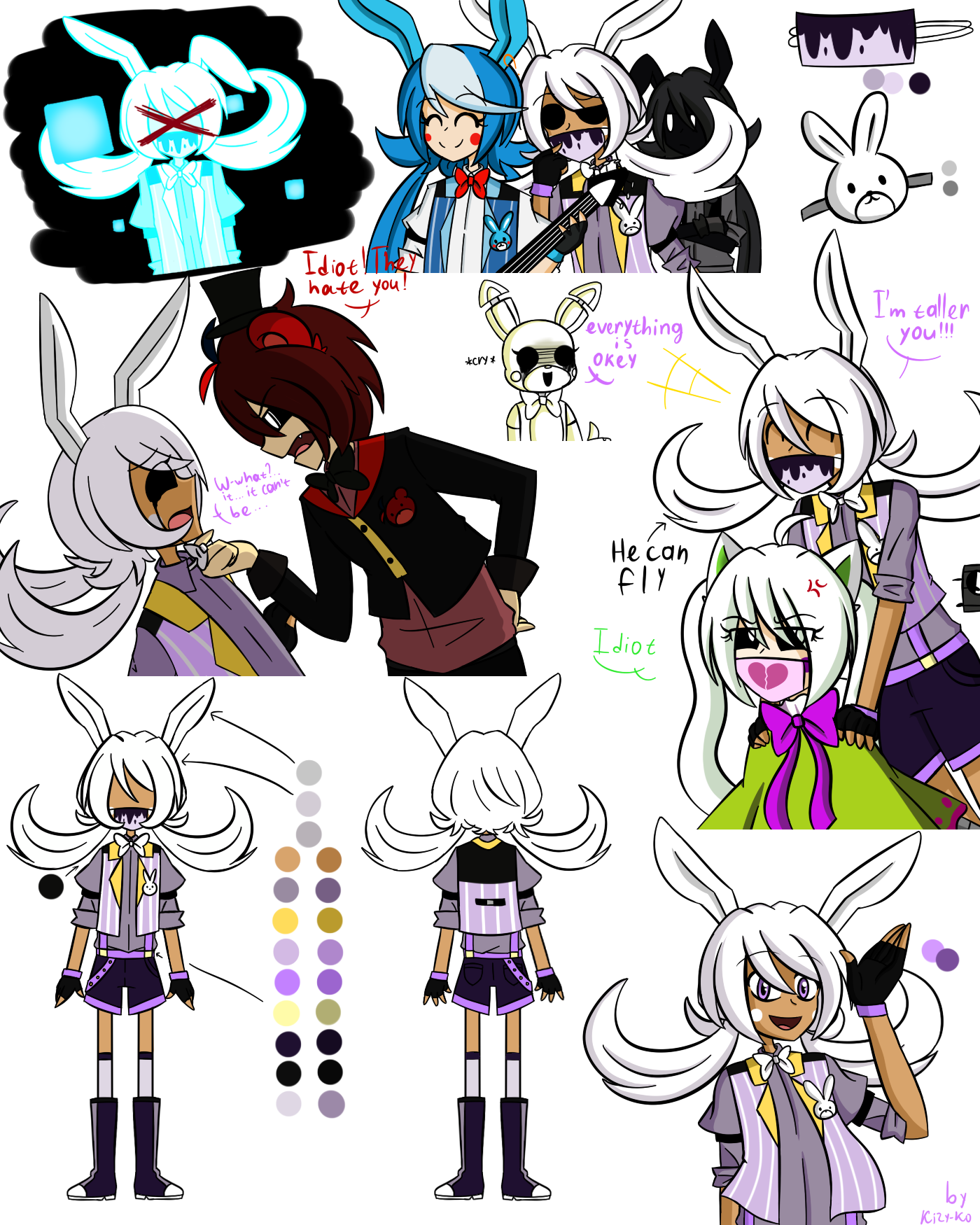 FNaF World White Rabbit by Kizy-Ko on DeviantArt