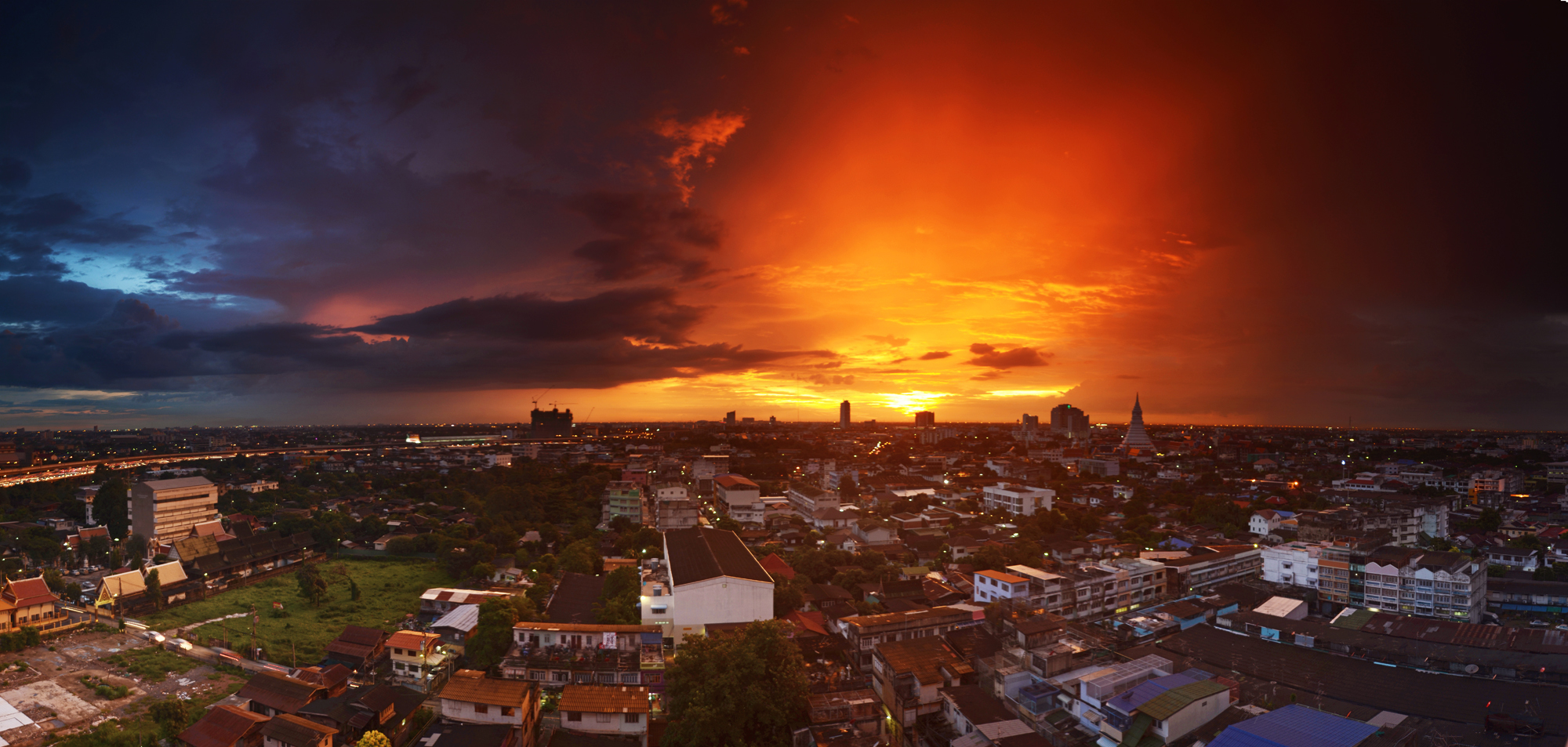 Balcony Sunset Panorama 4