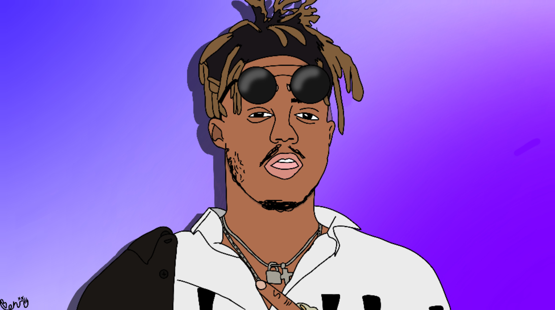 Juice Wrld Cartoon Purple - Juice Wrld Cartoon Ig Tommyfilmss Juicewrld