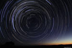 Star Trails At Dusk by CapturingTheNight