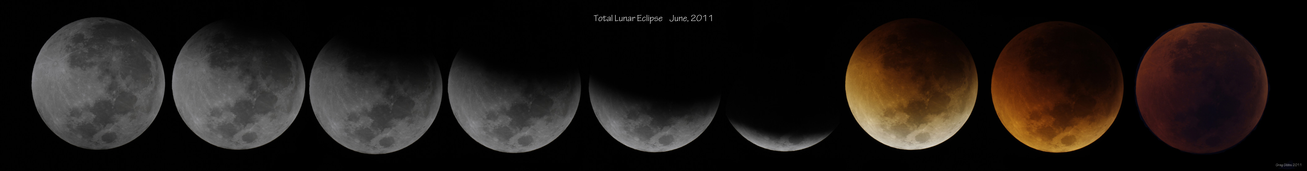 Lunar Eclipse 2011 Timelapse