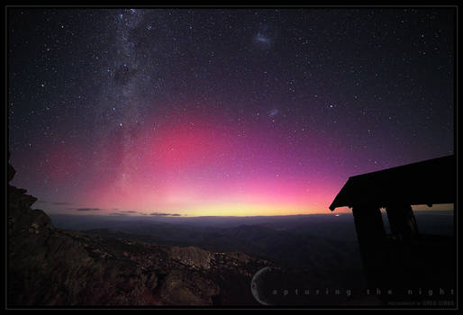 Aurora In The Alps