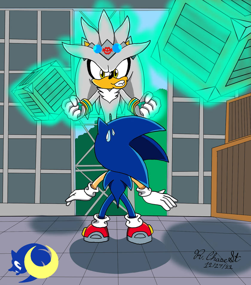 Rival#2_Sonic vs Silver by RChaseStone on DeviantArt