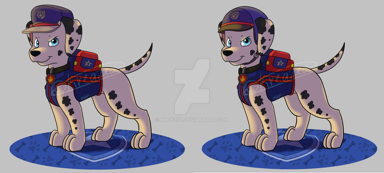 Paw Patrol Ultimate Rescue Police Pup Marshall by kreazea on DeviantArt