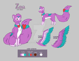Zea Fursona Ref 2024