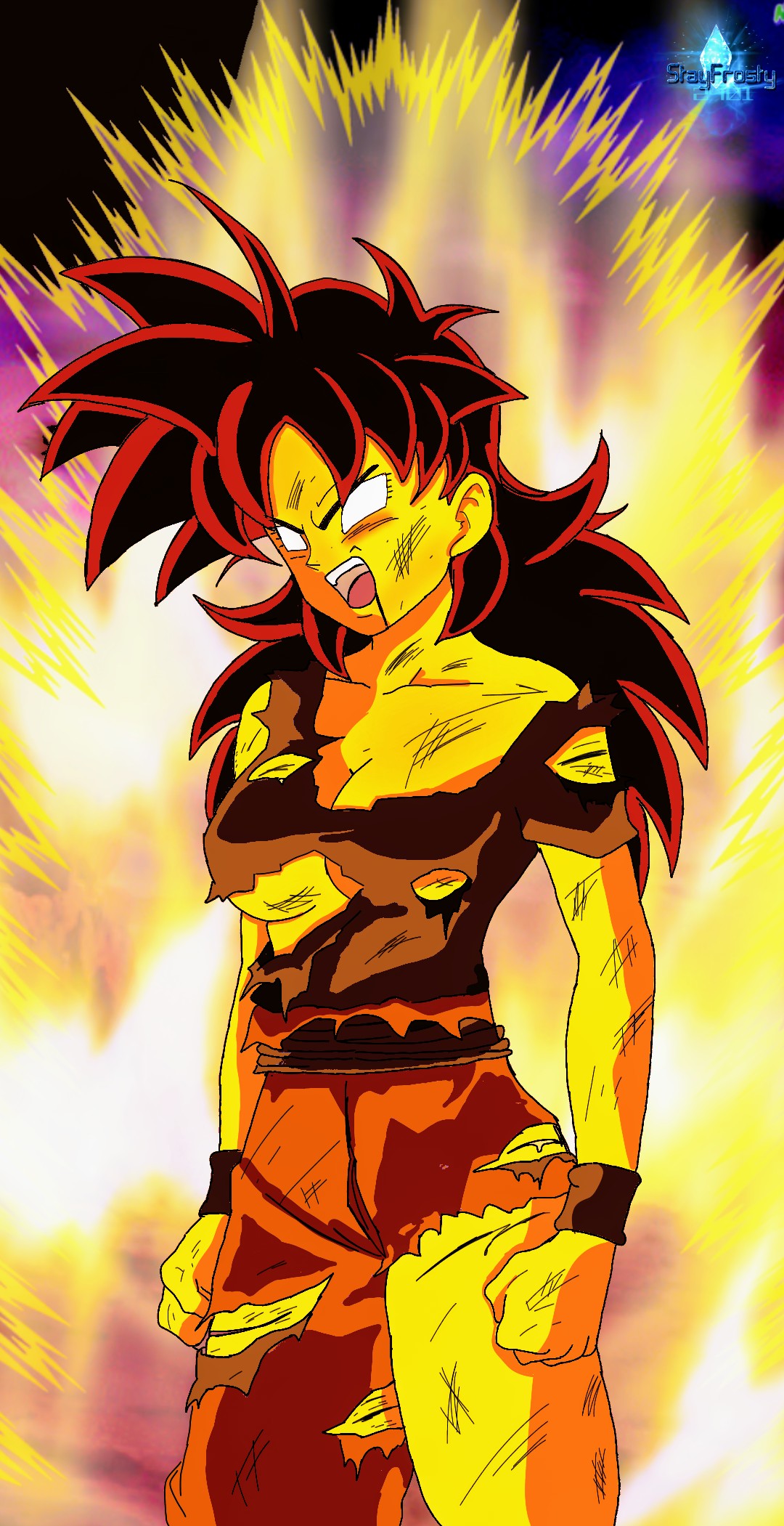 False Super Saiyan Goku by Rib1515 on DeviantArt