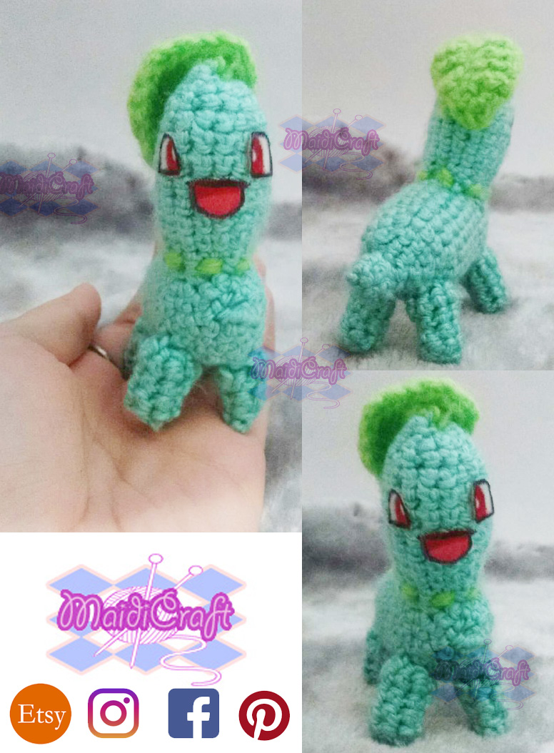 Chikorita amigurumi