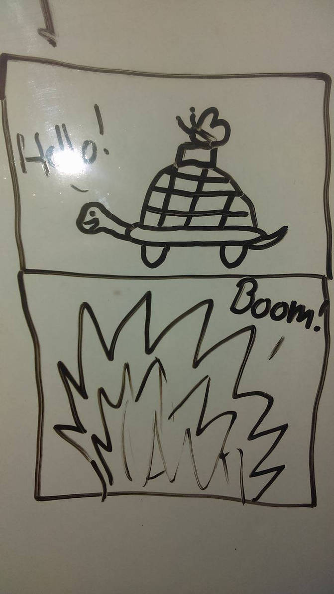 *turtle exploding sounds* by cherryscp on DeviantArt