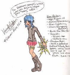 Gakuen Alice OC- Kaori Raiden