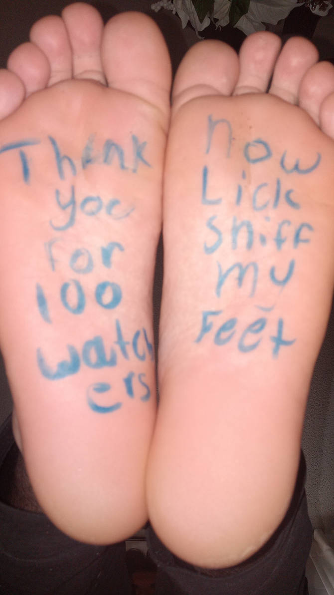 Written Toes Example Writing on feet by teenfeetpics on DeviantArt