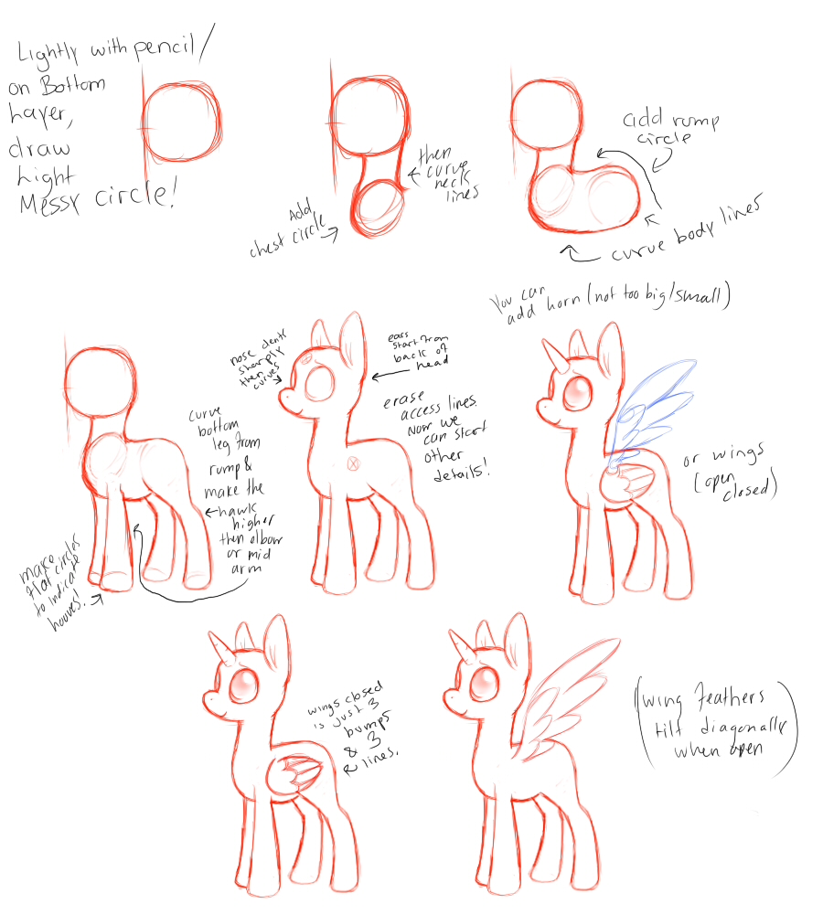 Mlp Drawimg Tutorial mlp tutorial by CozieOak on DeviantArt