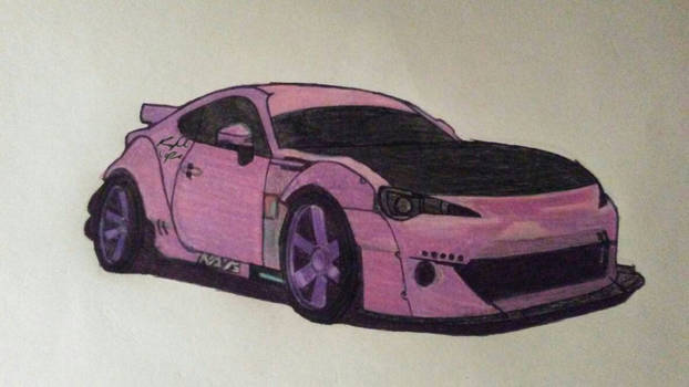 RocketBunny BRZ colored