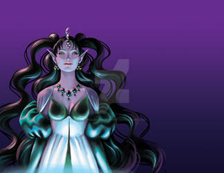Queen of The Dark Moon (Fanart, Nehelenia)