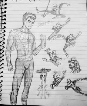 Skinny Ditko Spidey sketches