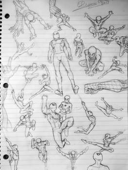 Some more Spidey Sketches