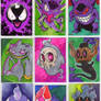 Ghost Type Pokemon Sketchcards