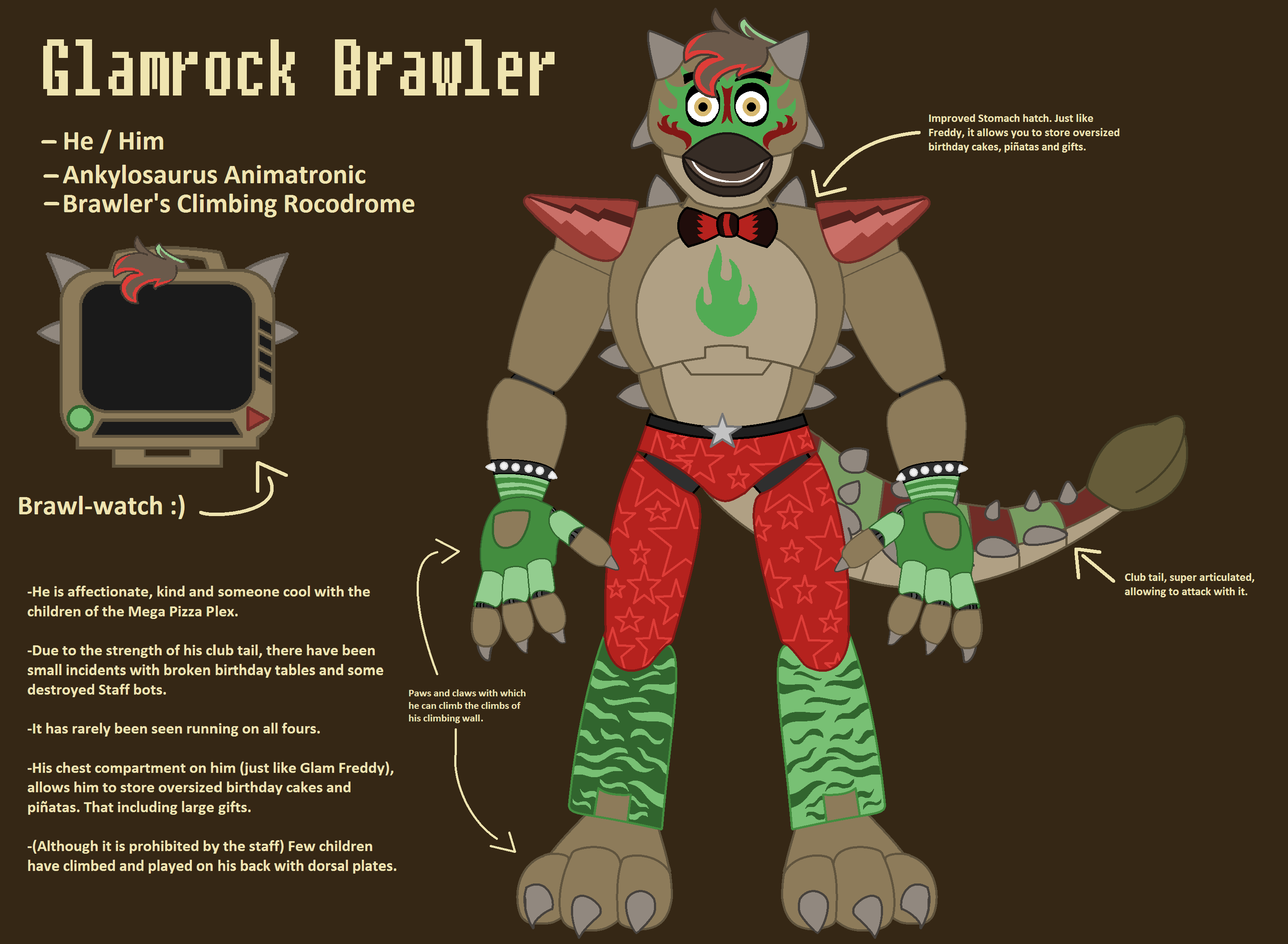FNAF] Security Breach Characters 1 by 205tob on DeviantArt