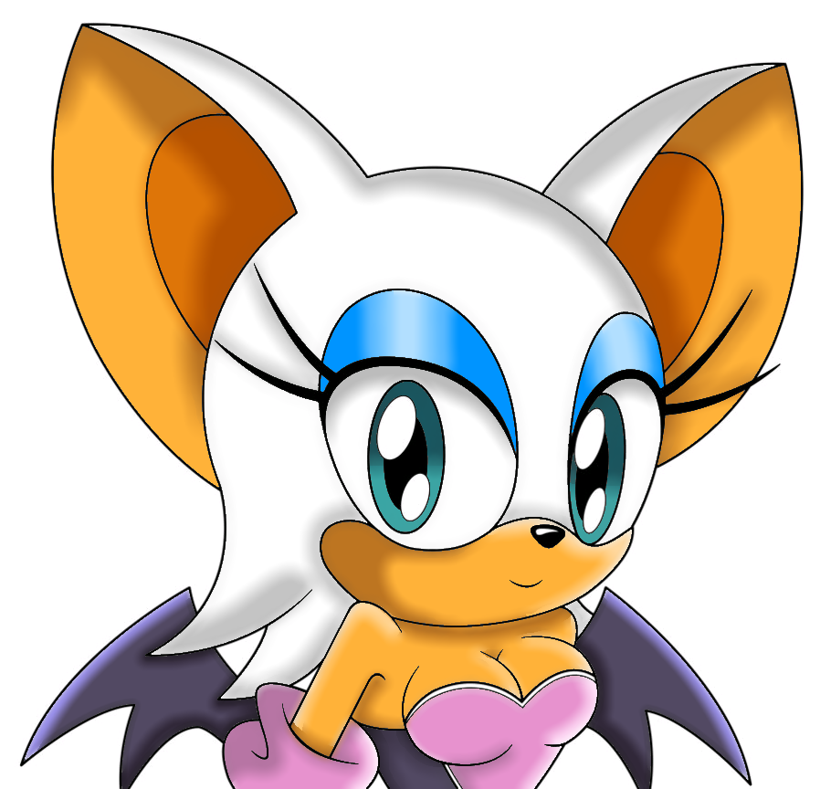 :colored lineart: chibi rouge