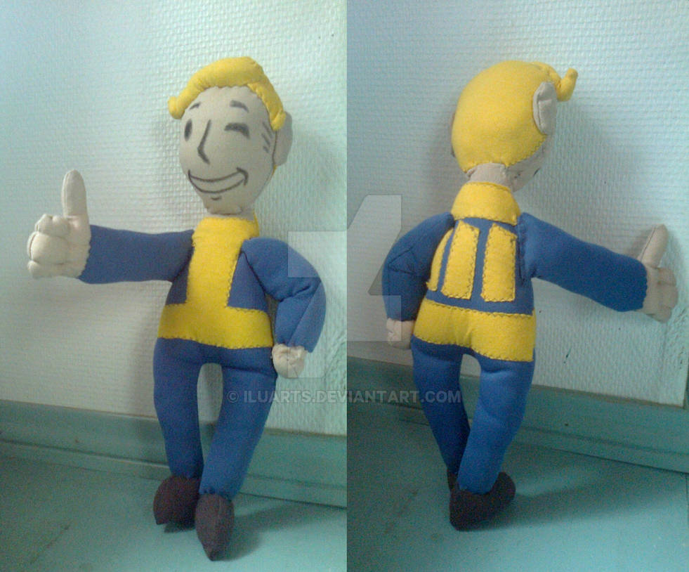 Fallout Hand Puppet Fallout Vault Boy Plush by Iluarts on DeviantArt