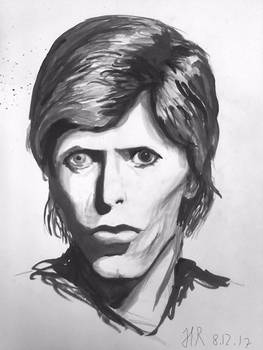 David Bowie Halloween Jack Painting