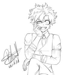 LineAART Style: Villain Midoriya